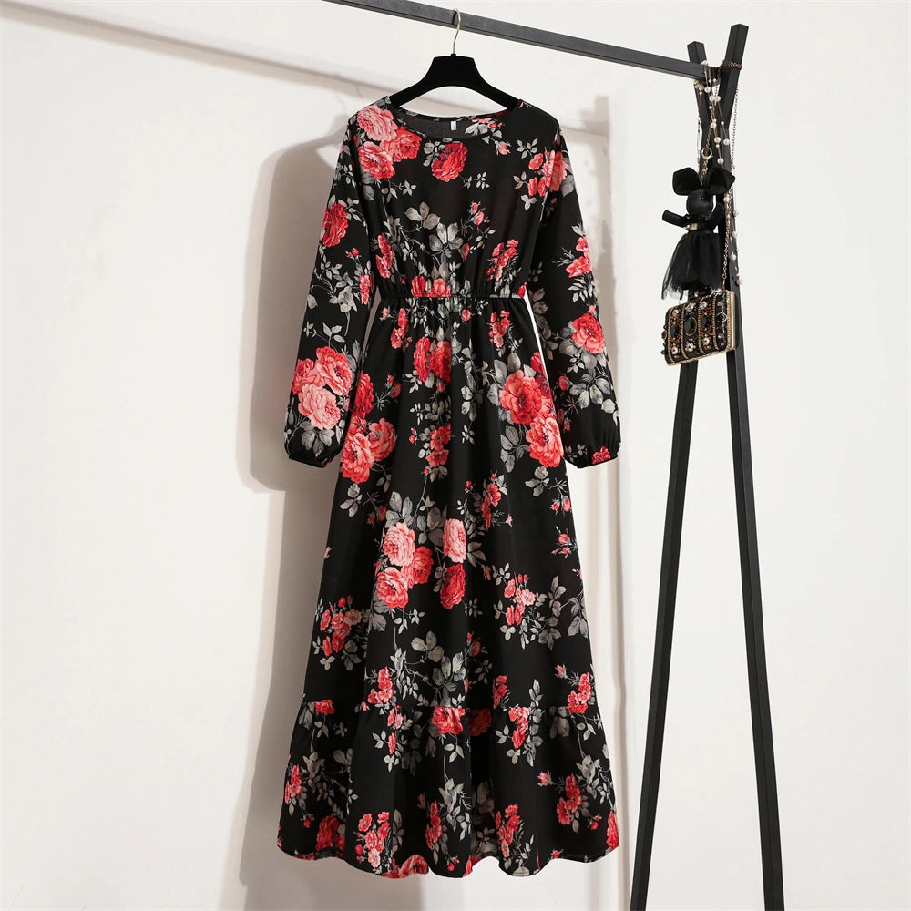 Boho Bloom Maxi Dress