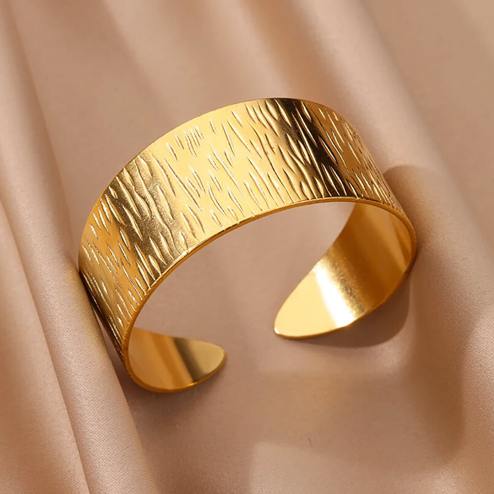 Golden Rebel Cuff Bracelet