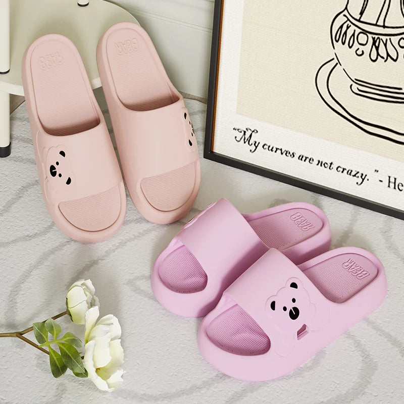 Cartoon Bear EVA Indoor Slide Slippers