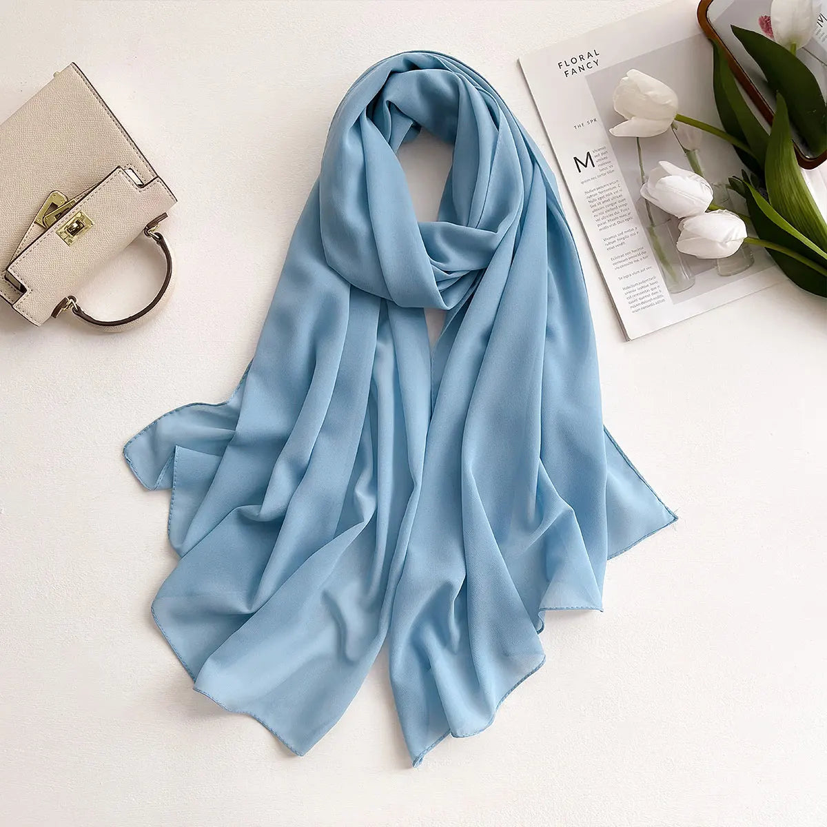 Everyday Jersey Hijab – Soft Stretch Headscarf | 70×180 cm