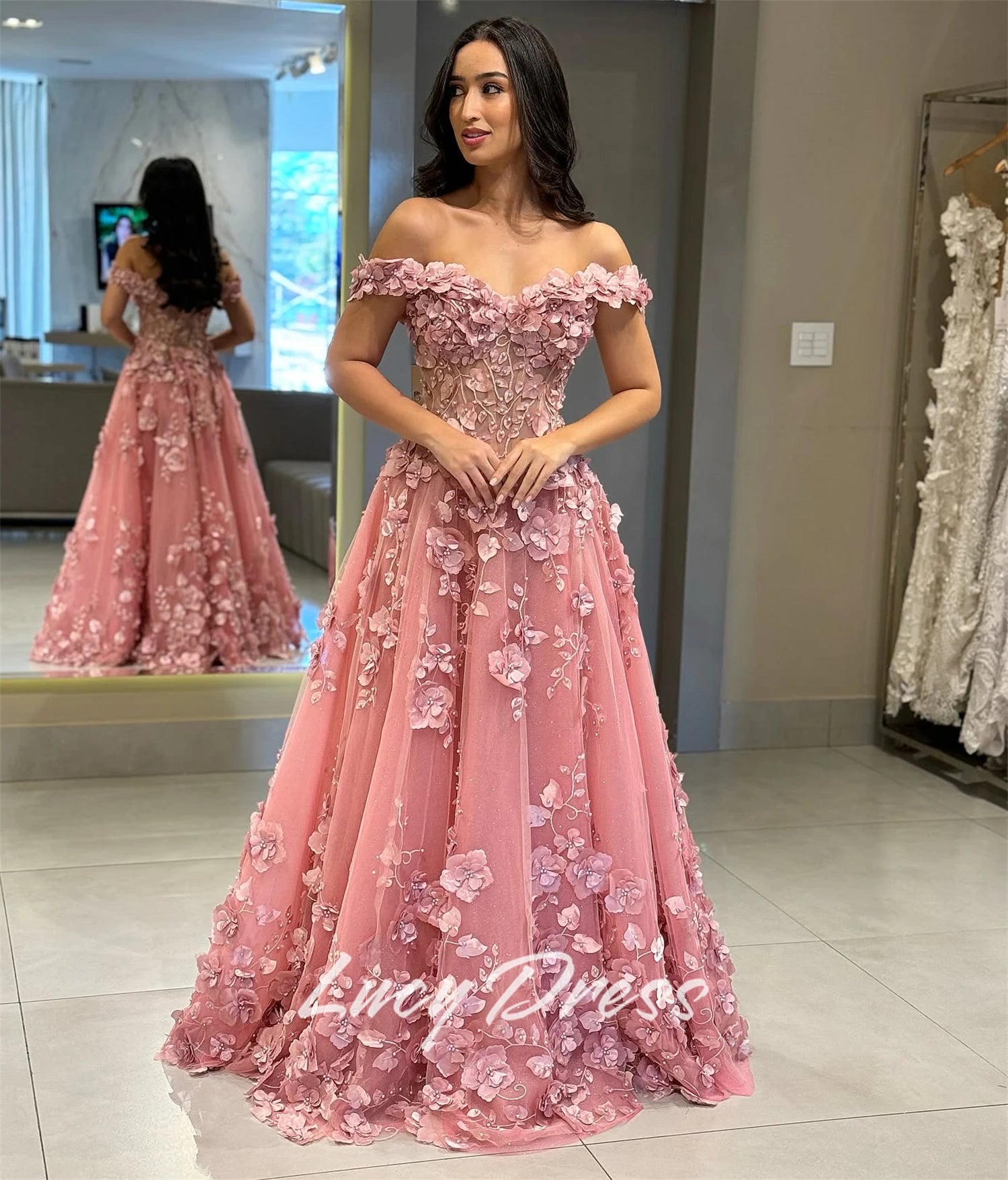 Royal Elegance Tulle Gown