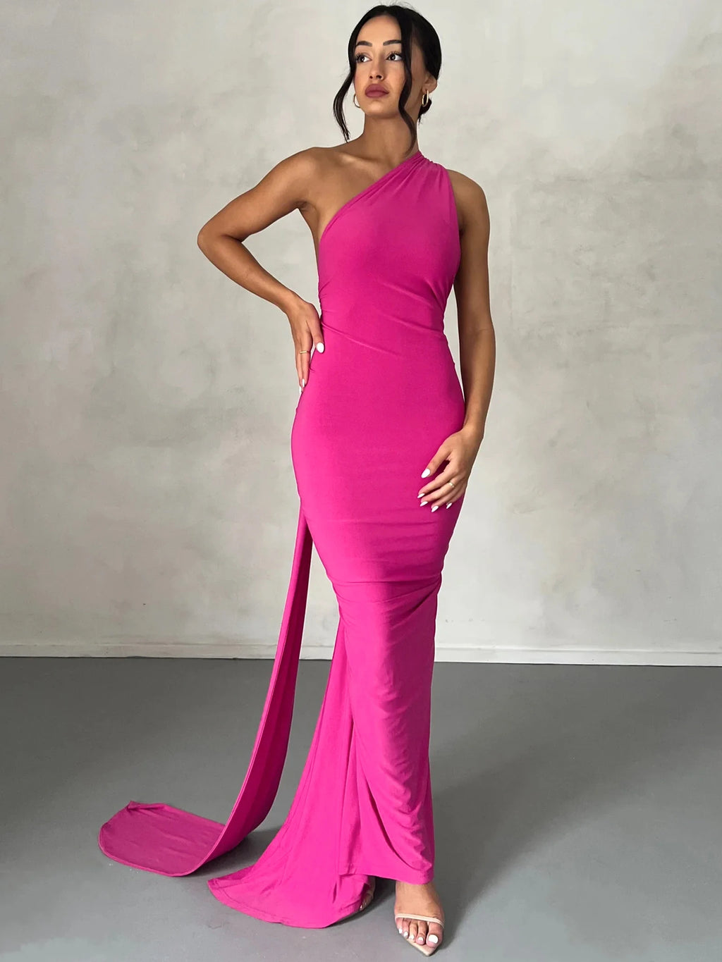 Aurora One-Shoulder Maxi Dress