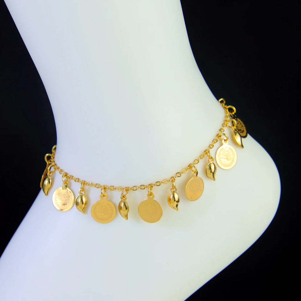 Dubai Gold Plated Ankle Bracelet