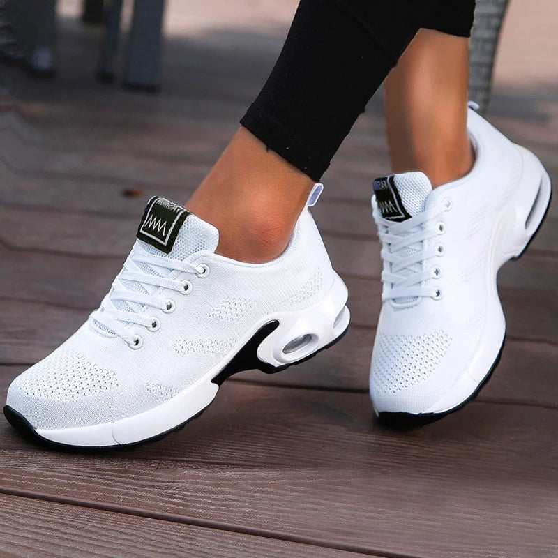 Women's Breathable Running Shoes – Air Mesh Fitness Sneakers
