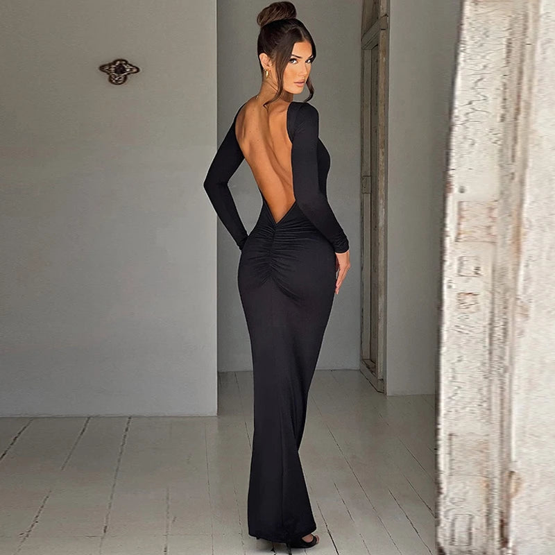 Eclipse Elegance Maxi Dress