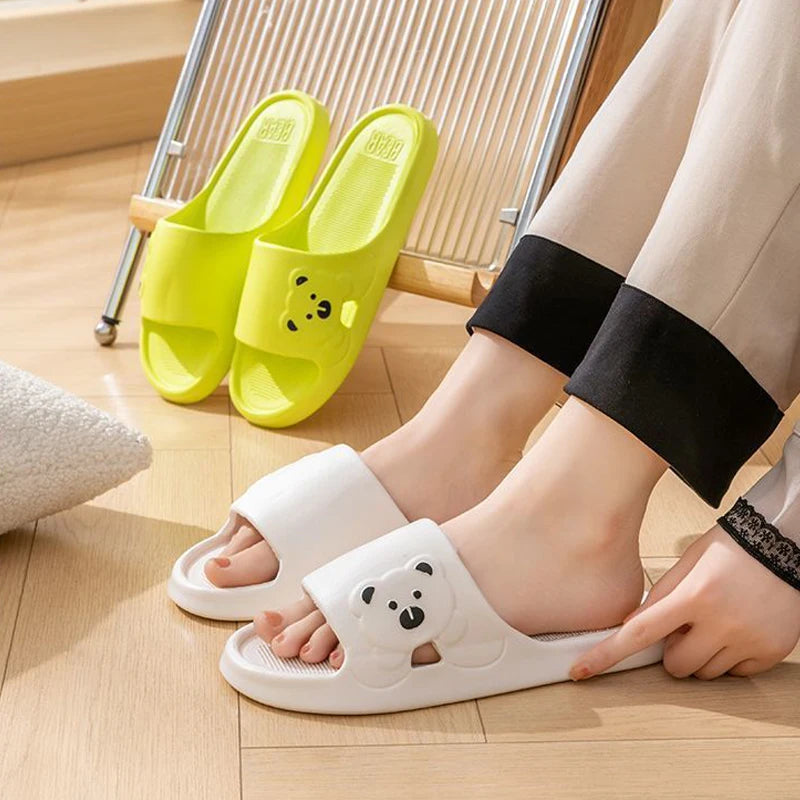 Cartoon Bear EVA Indoor Slide Slippers