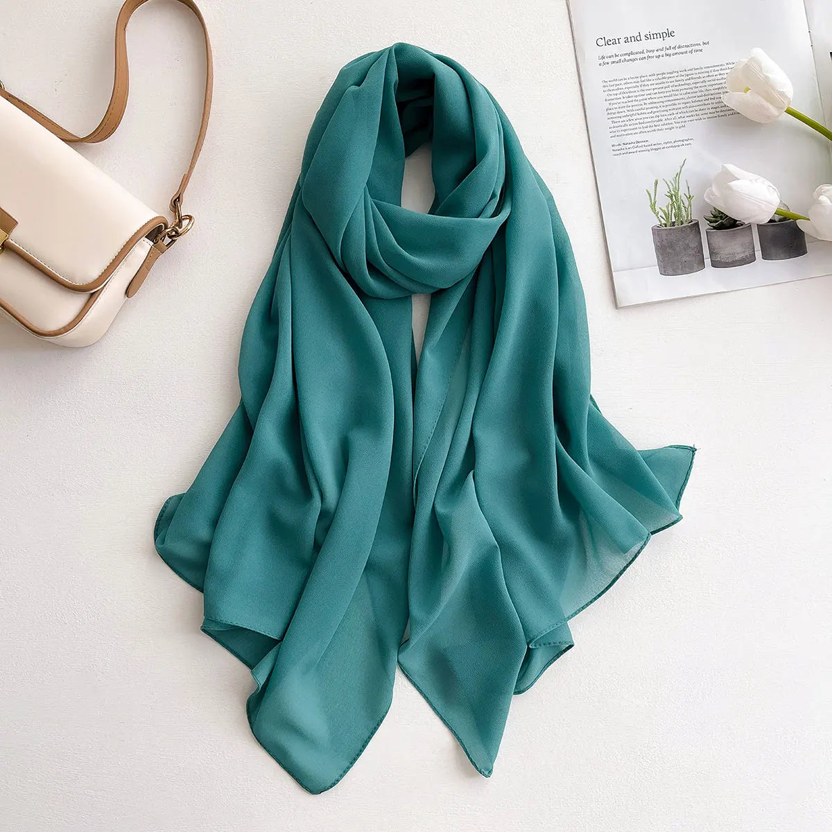Everyday Jersey Hijab – Soft Stretch Headscarf | 70×180 cm