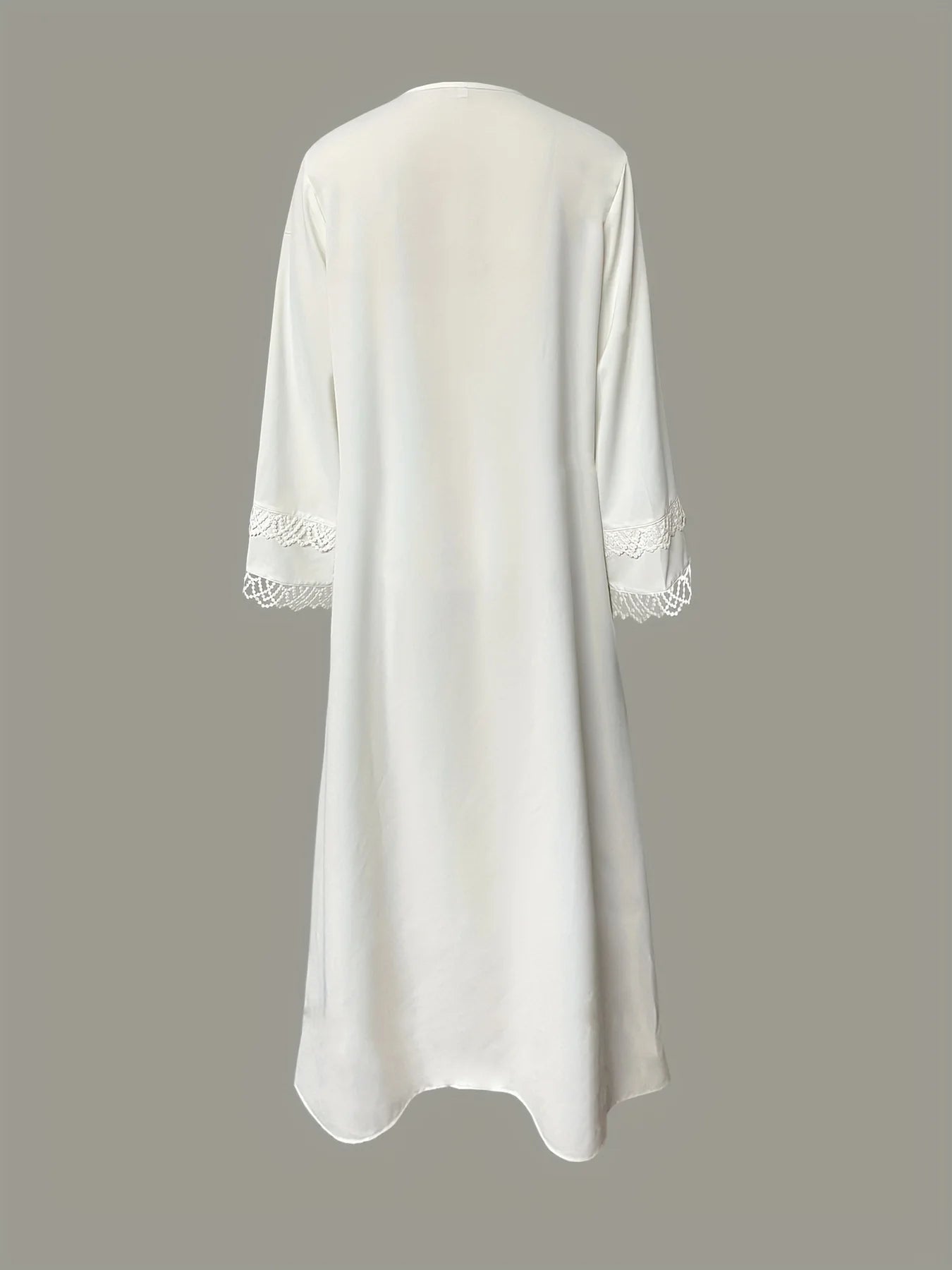 Lace Cardigan Open-Front Beach Cover-Up Abaya