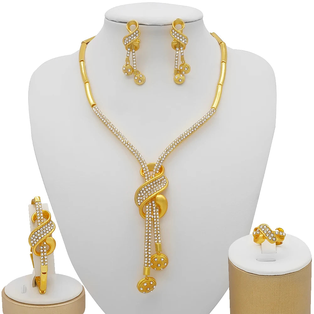 Luxury Crystal Jewelry Set