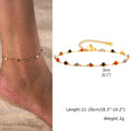 Gold Plated Heart Anklet Bracelet