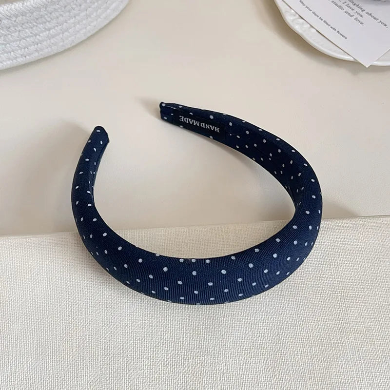 Polka Dot Volume Boosting Padded Headband