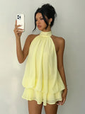 Seaside Grace Halter Dress