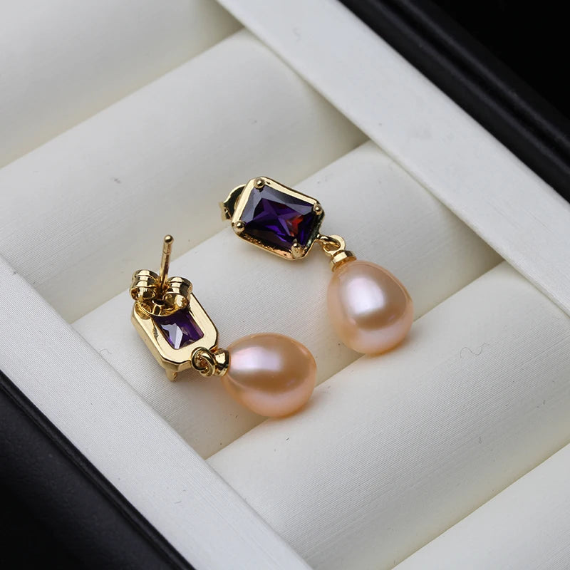 Freshwater Pearl Dangle Earrings