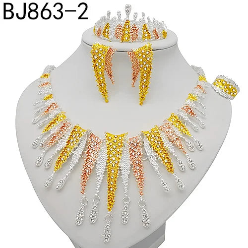 Luxury Crystal Jewelry Set