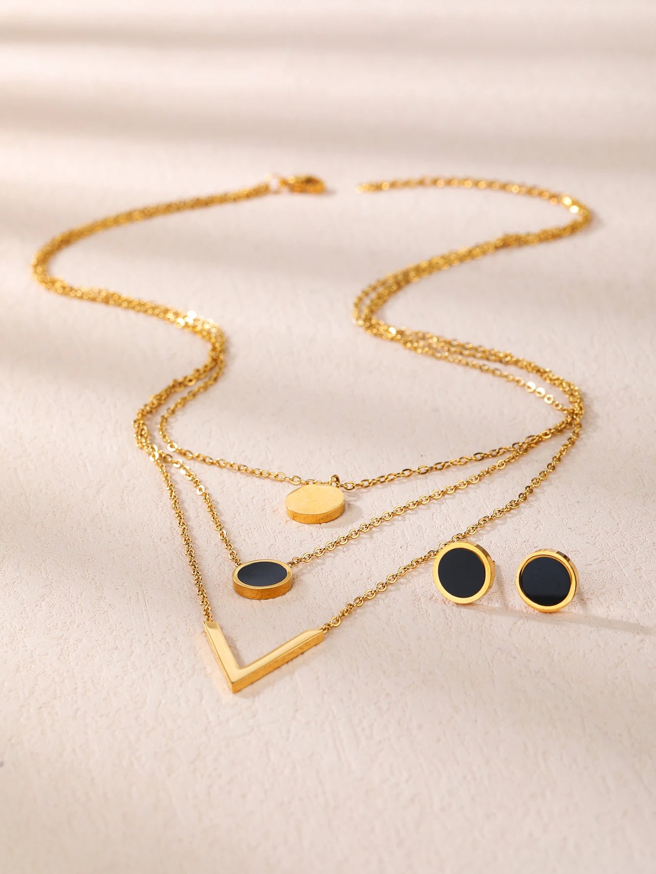 3 piece Bohemian Shell Jewelry Set