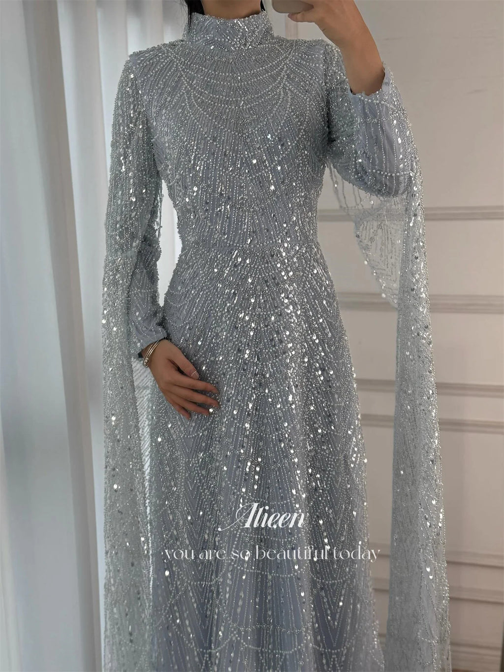 Starlight Sequin Evening Gown
