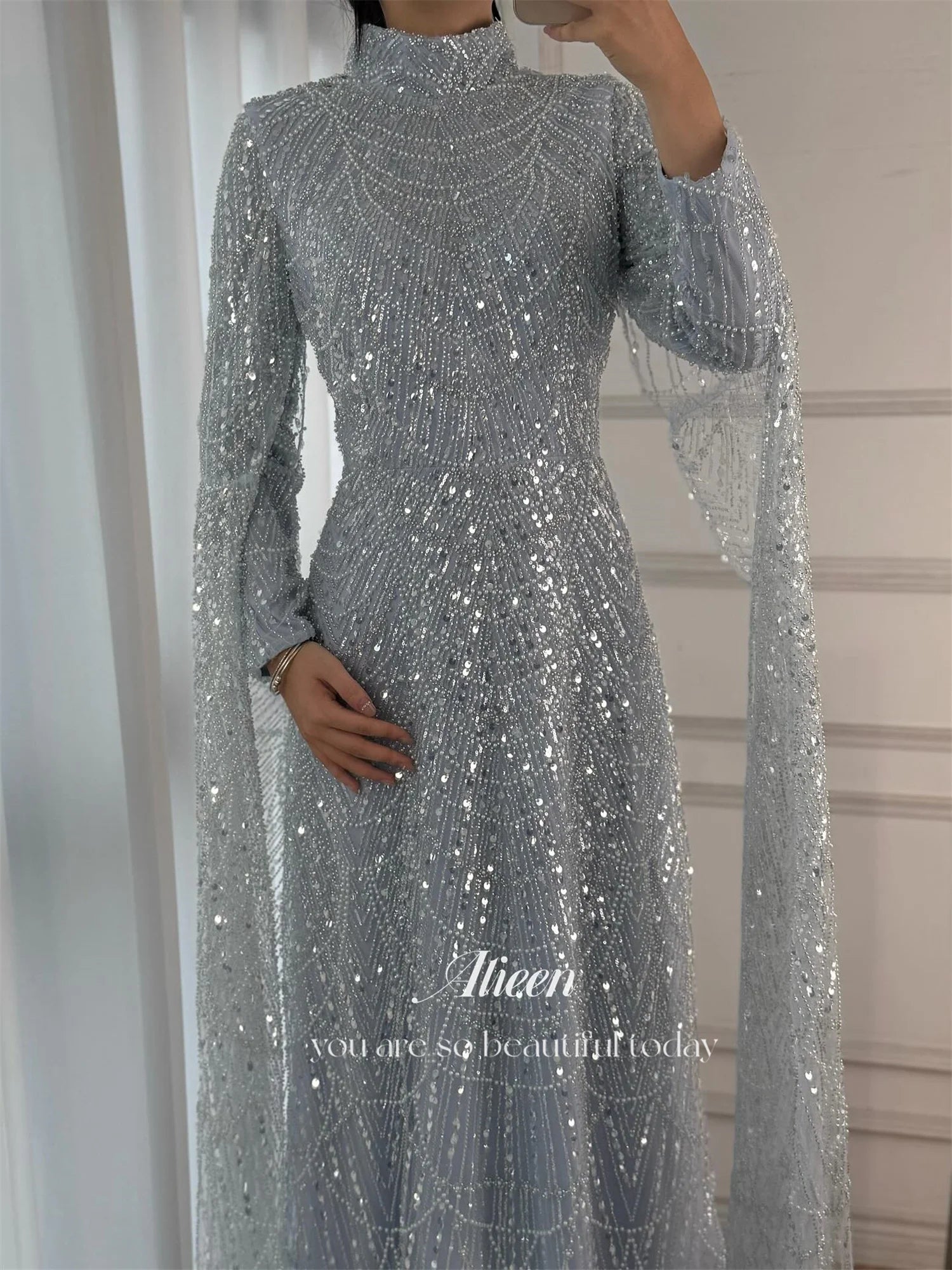 Starlight Sequin Evening Gown