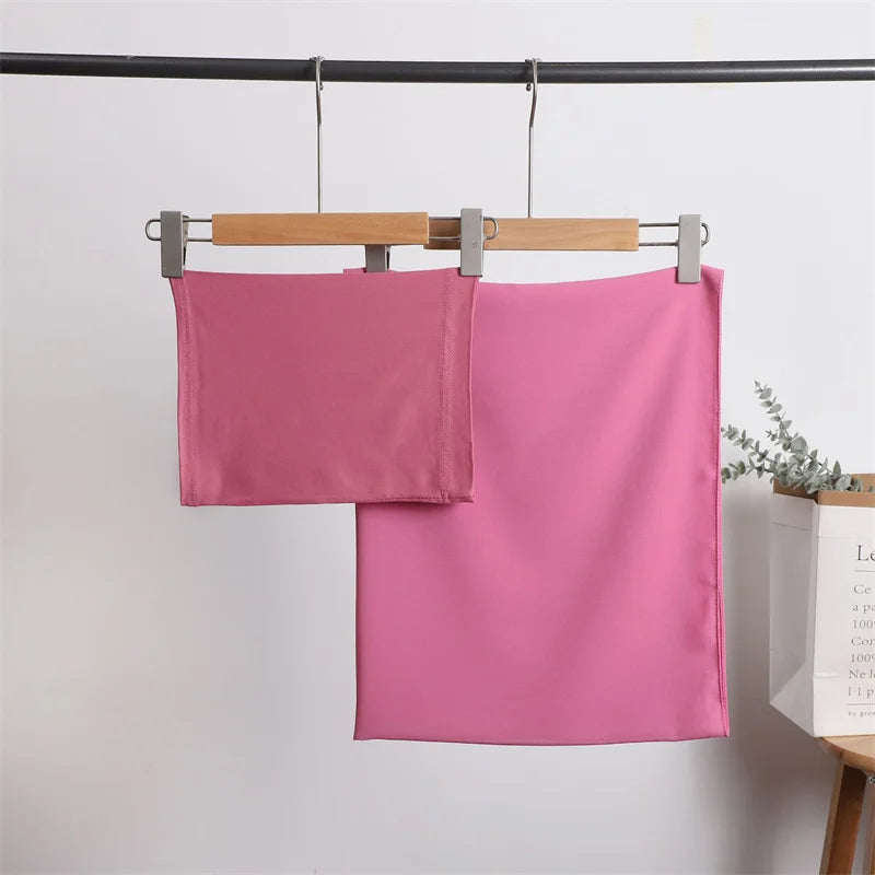 2-Piece Instant Chiffon Hijab Set with Undercap