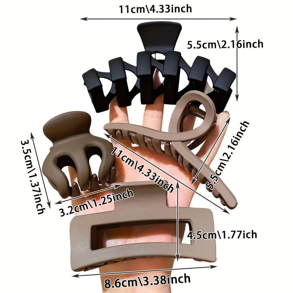 10-Piece Vintage Multicolour Hair Grips Set
