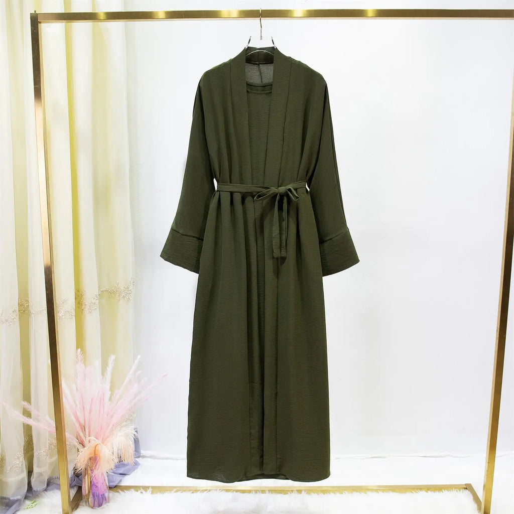 Jilbab Two-Piece Cardigan & Inner Dress Set