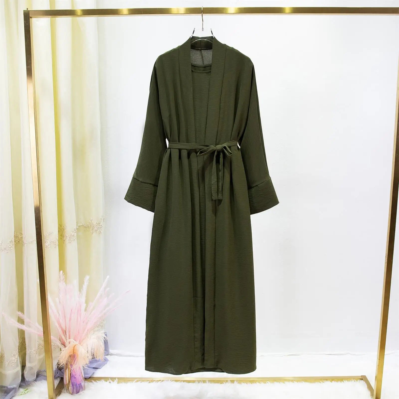 Jilbab Two-Piece Cardigan & Inner Dress Set