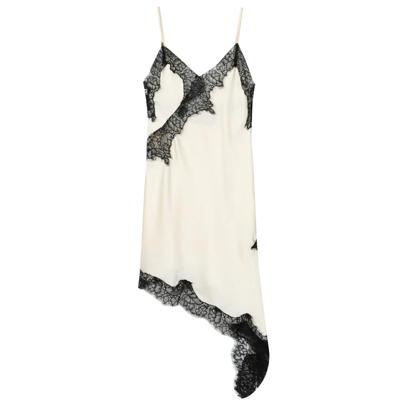 Luna Asymmetric Slip Dress