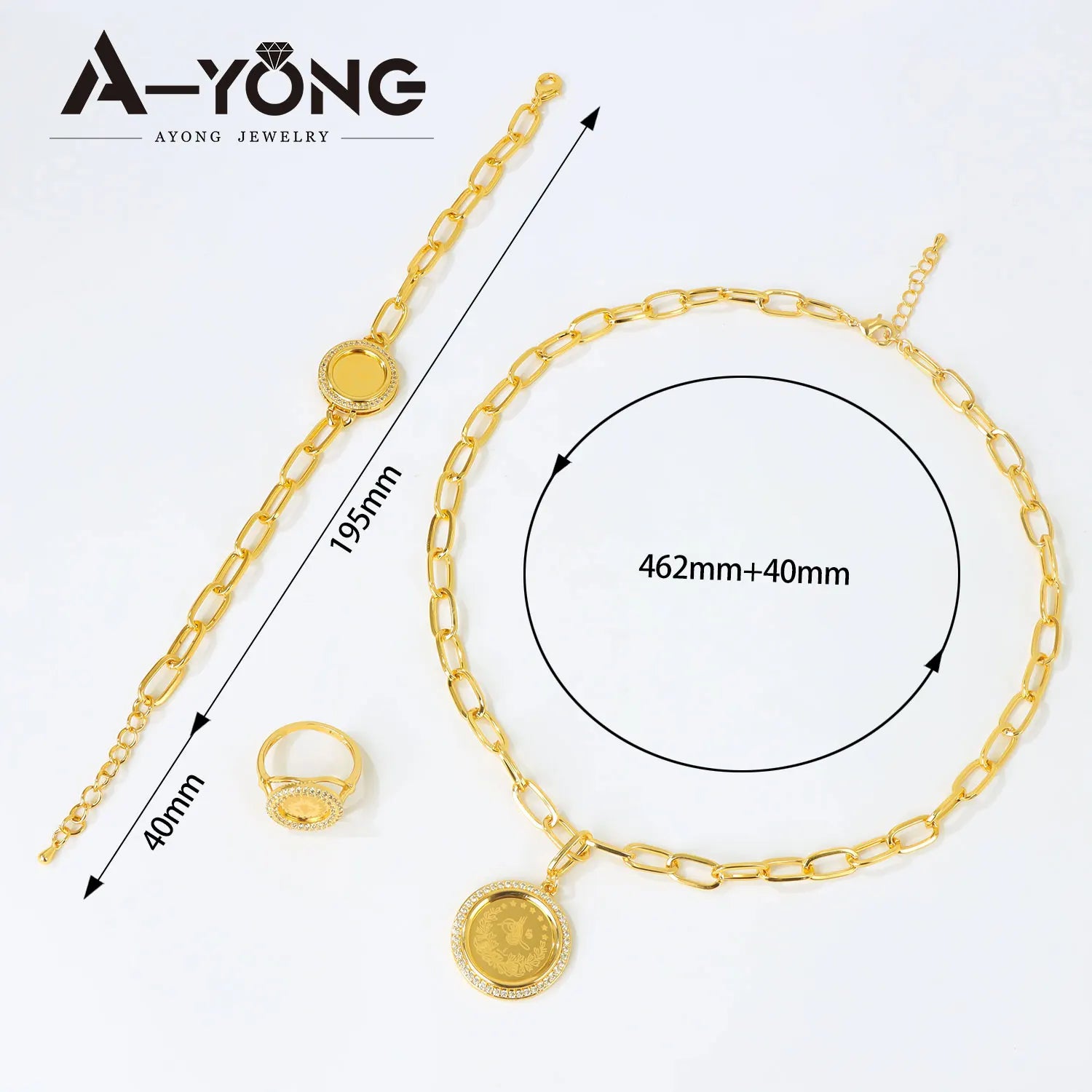Turkish Coins Gold Jewellery Set