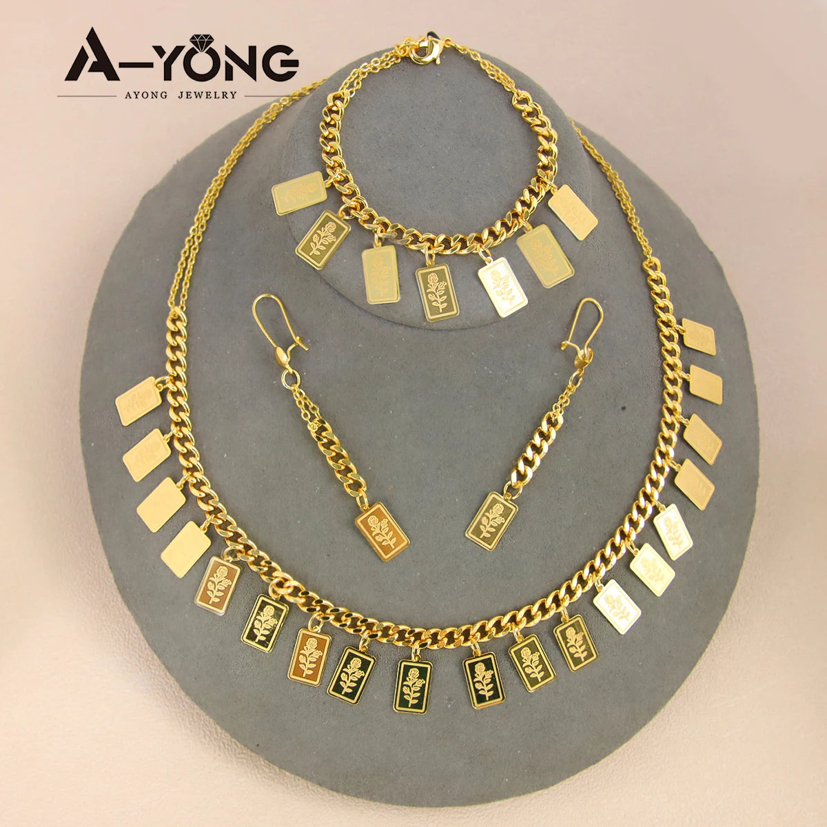 Arabic Gold Coins Necklace Set