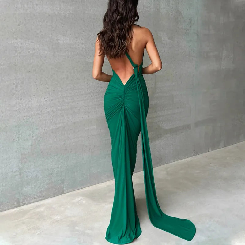 Aurora One-Shoulder Maxi Dress