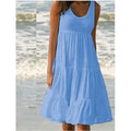 Boho Breeze Ruffle Dress
