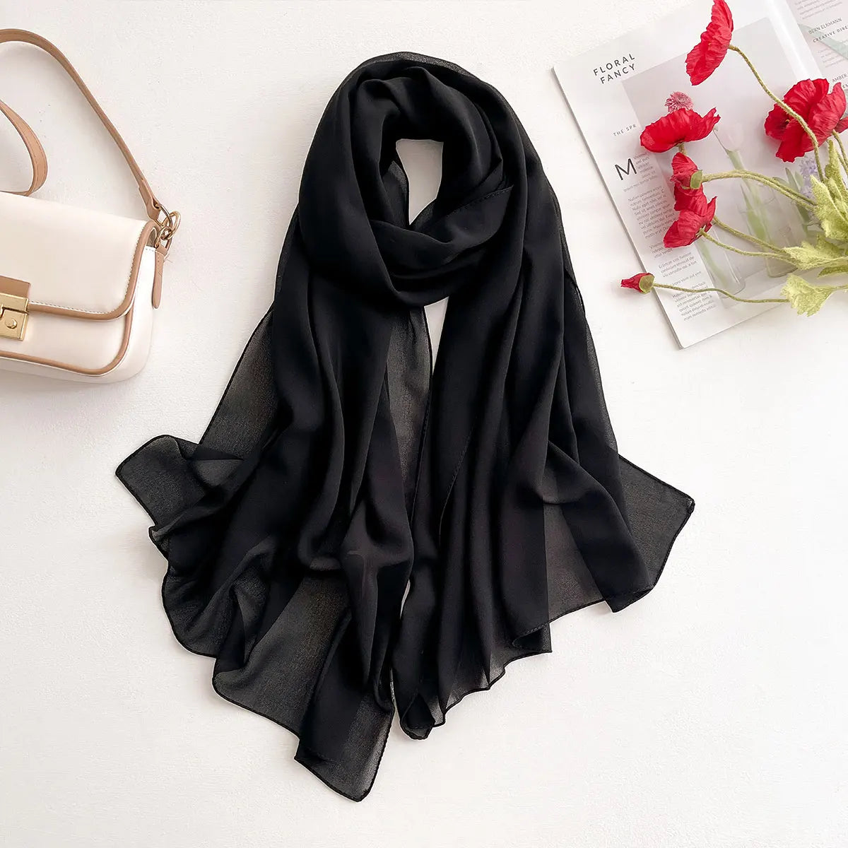 Everyday Jersey Hijab – Soft Stretch Headscarf | 70×180 cm