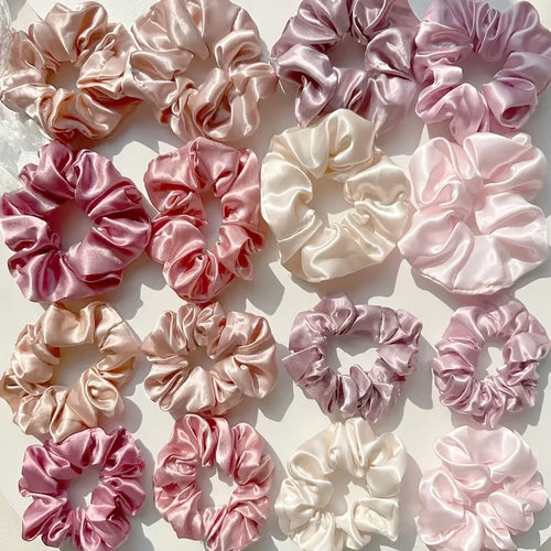 16-piece set Silky Satin Scrunchie Set