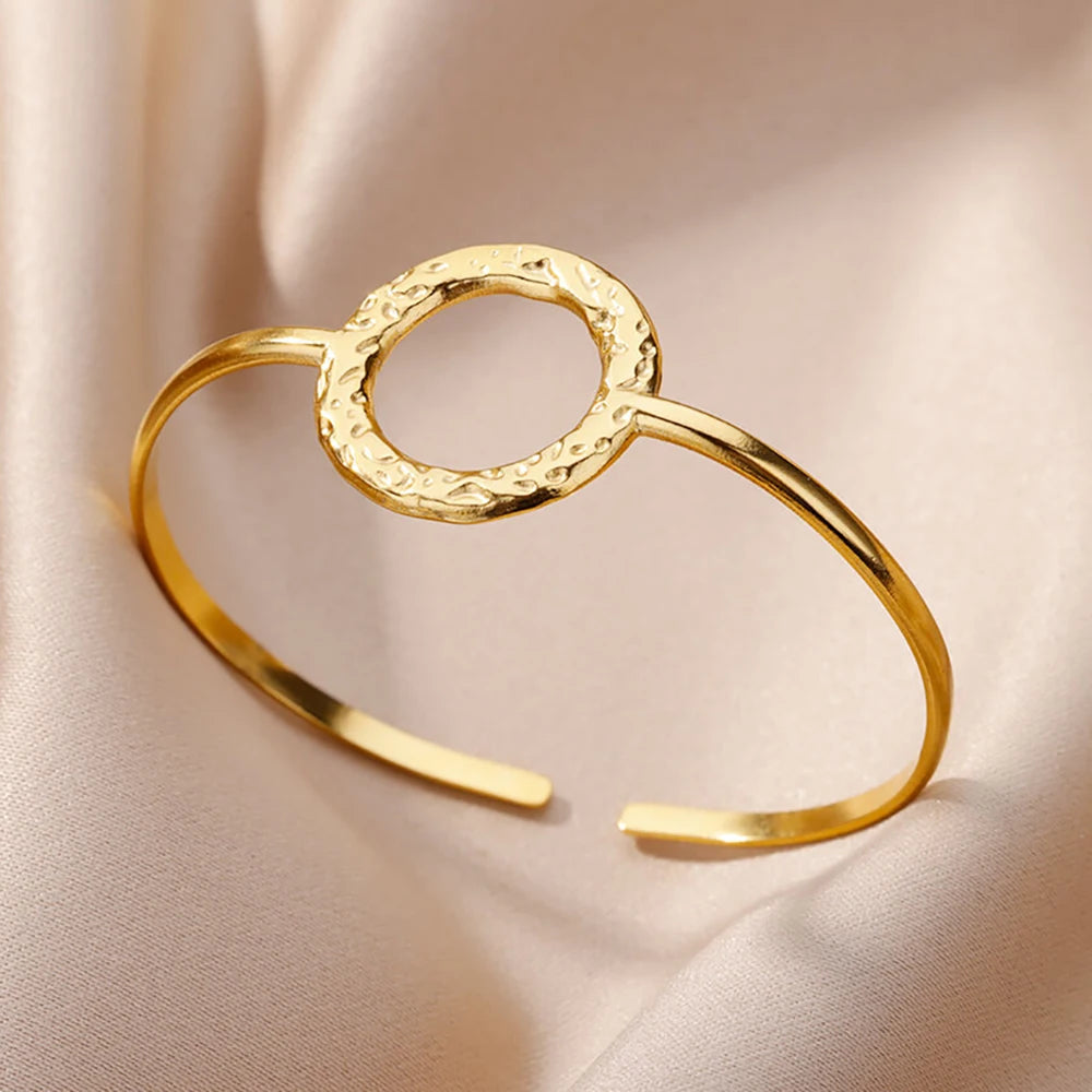 Golden Rebel Cuff Bracelet