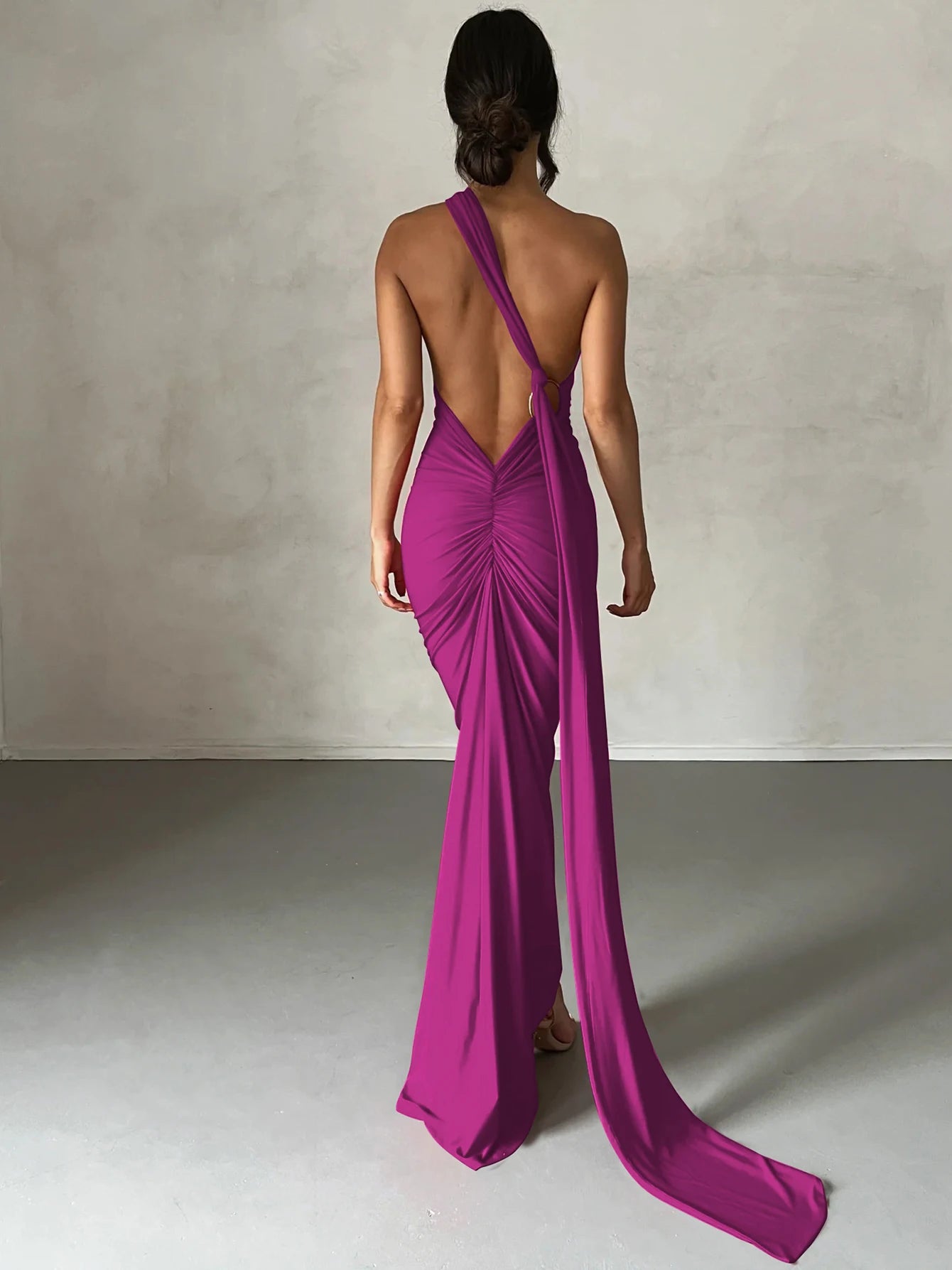 Aurora One-Shoulder Maxi Dress