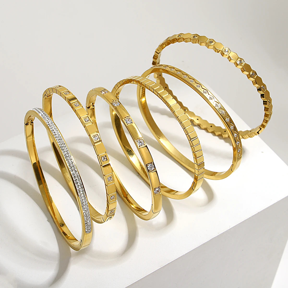 Luxe Glow Zircon Cuff