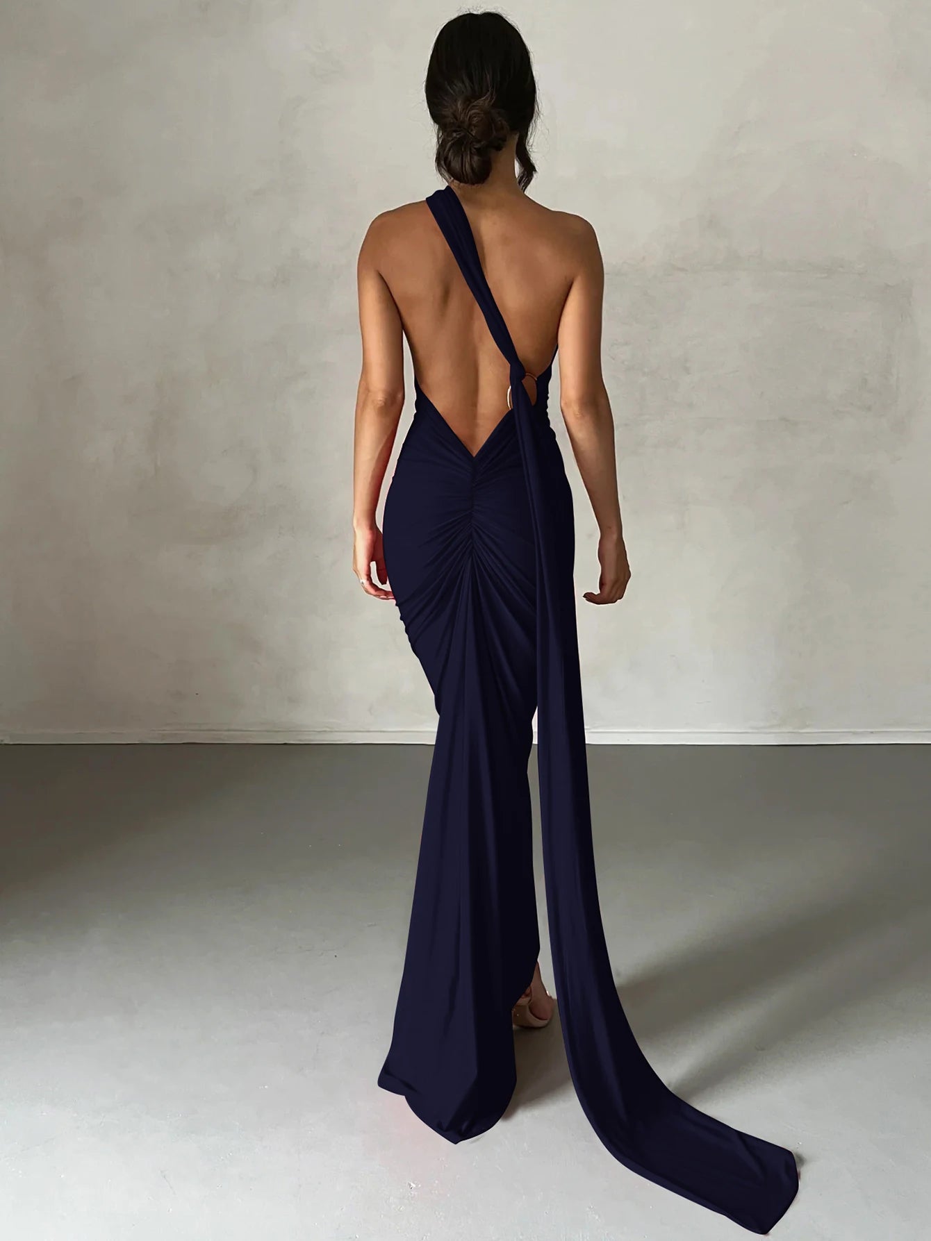Aurora One-Shoulder Maxi Dress