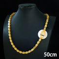 Arabic Wedding Long Gold Necklace