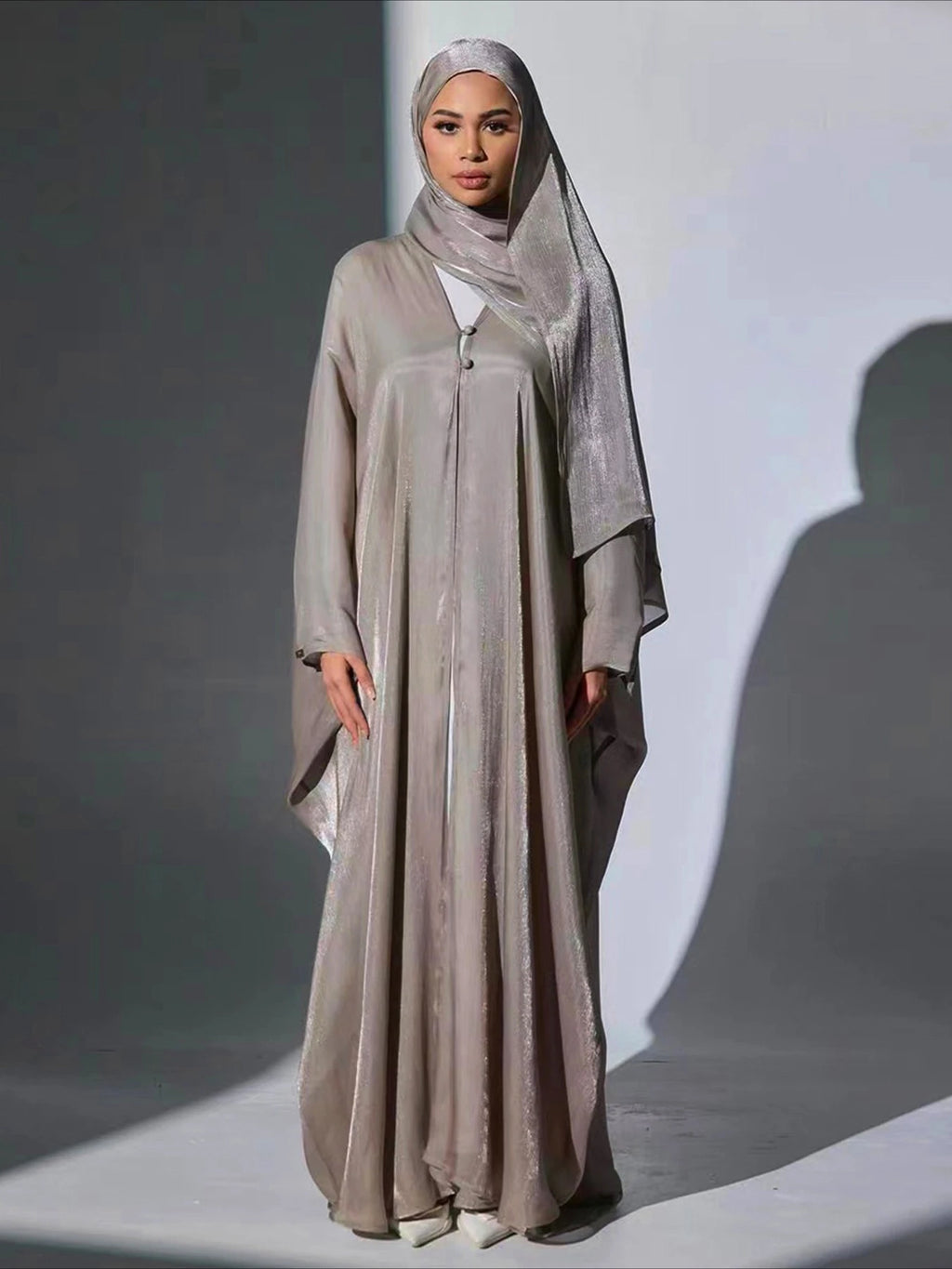 Open Cardigan Abaya Kaftan Robe