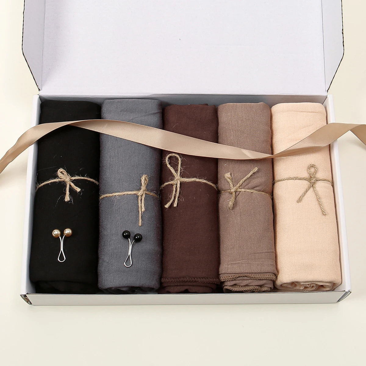 Veloura 5-Piece Jersey Hijab Set
