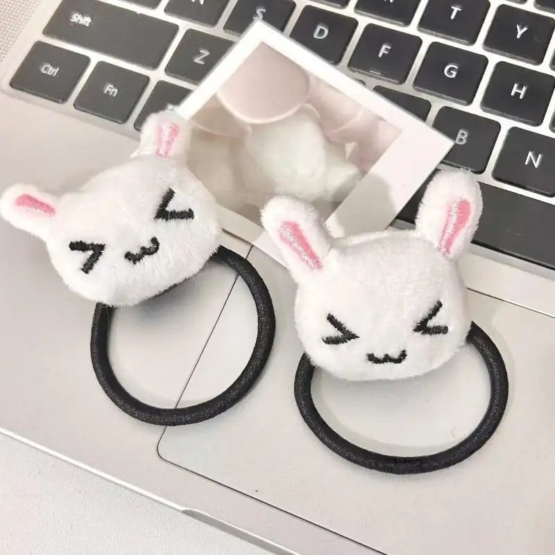 Plush Bunny Rabbit Hair Tie