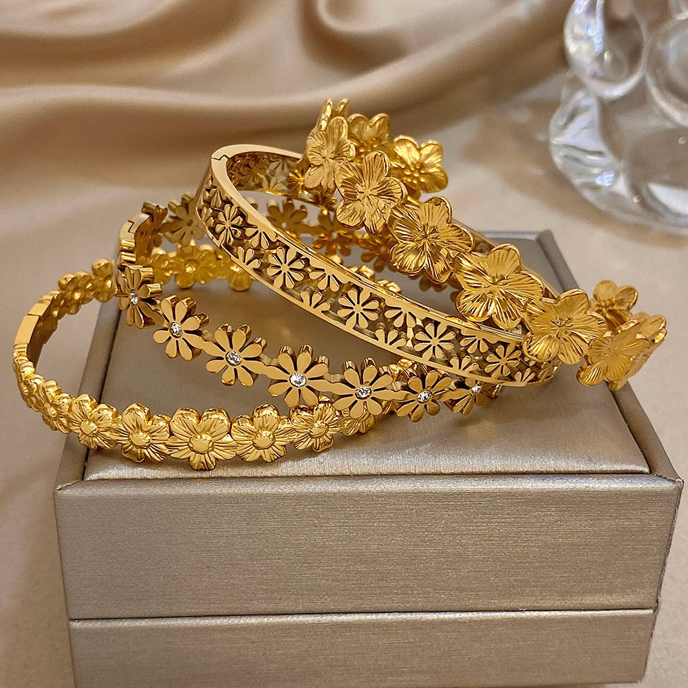 Luxe Heart Cuff Bracelet