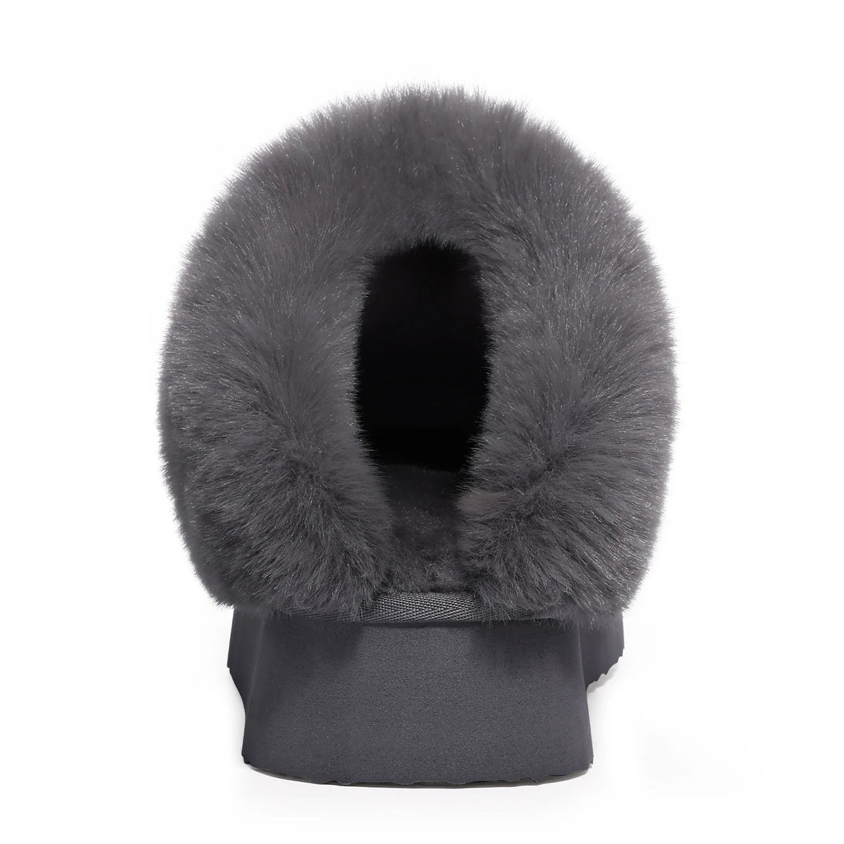 Women's Fluffy Winter Slippers – Warm Plush Fur-Lined Home Slides