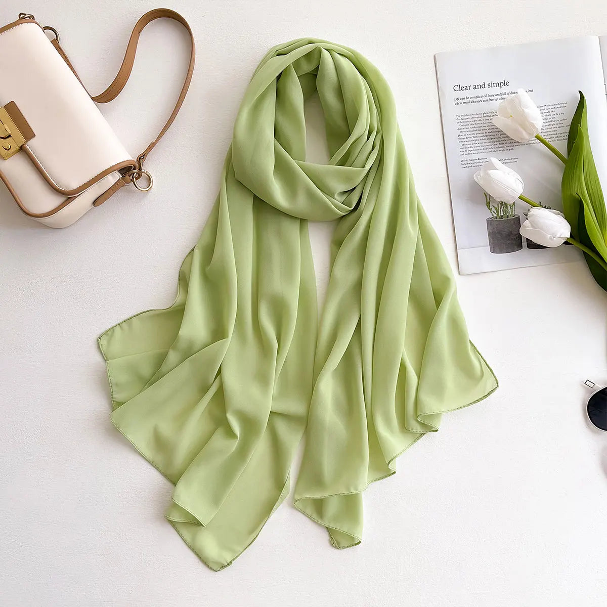 Everyday Jersey Hijab – Soft Stretch Headscarf | 70×180 cm