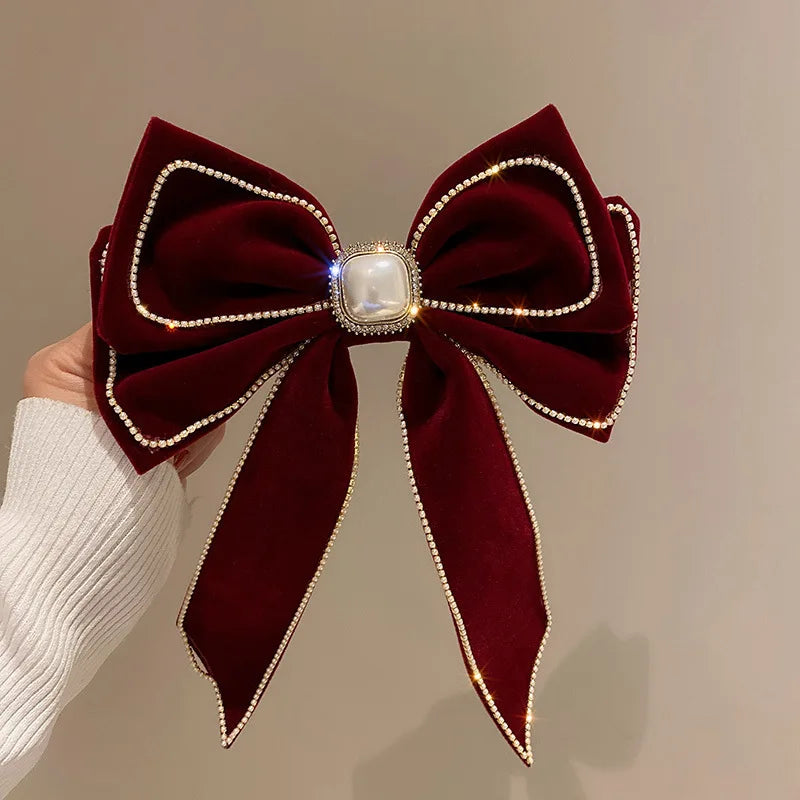 Full Rhinestone Leaf Pearl Headband