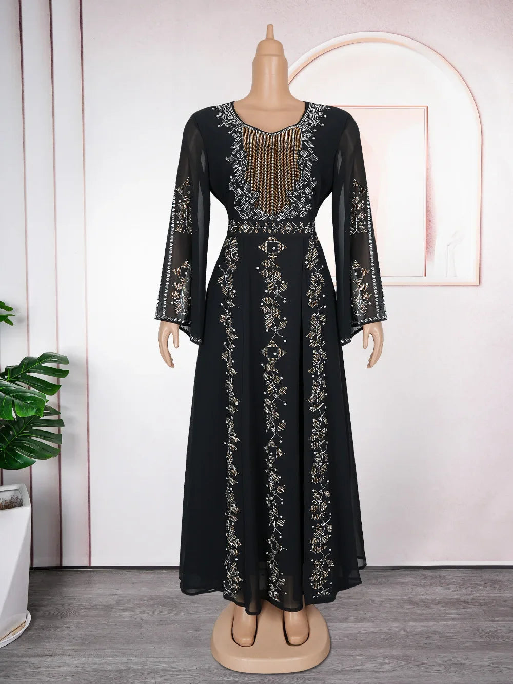 Luxury African Dubai Caftan Evening Party Abaya