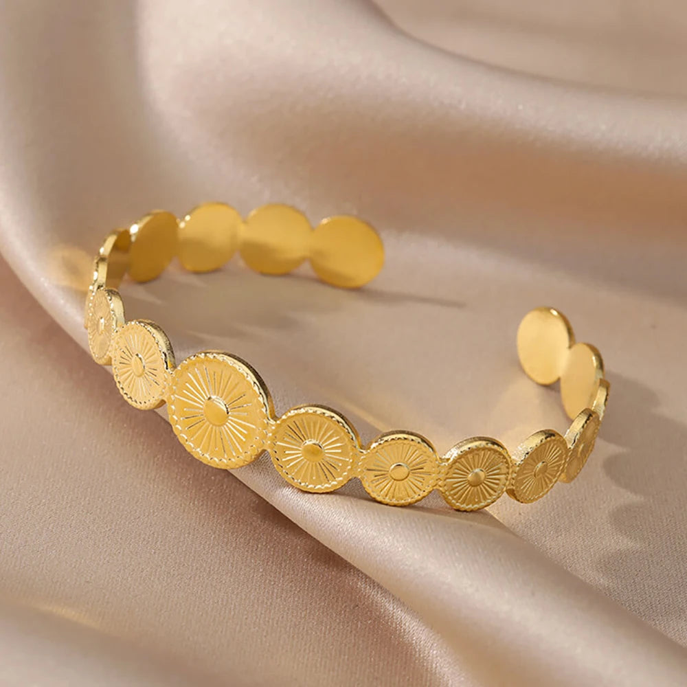 Golden Rebel Cuff Bracelet