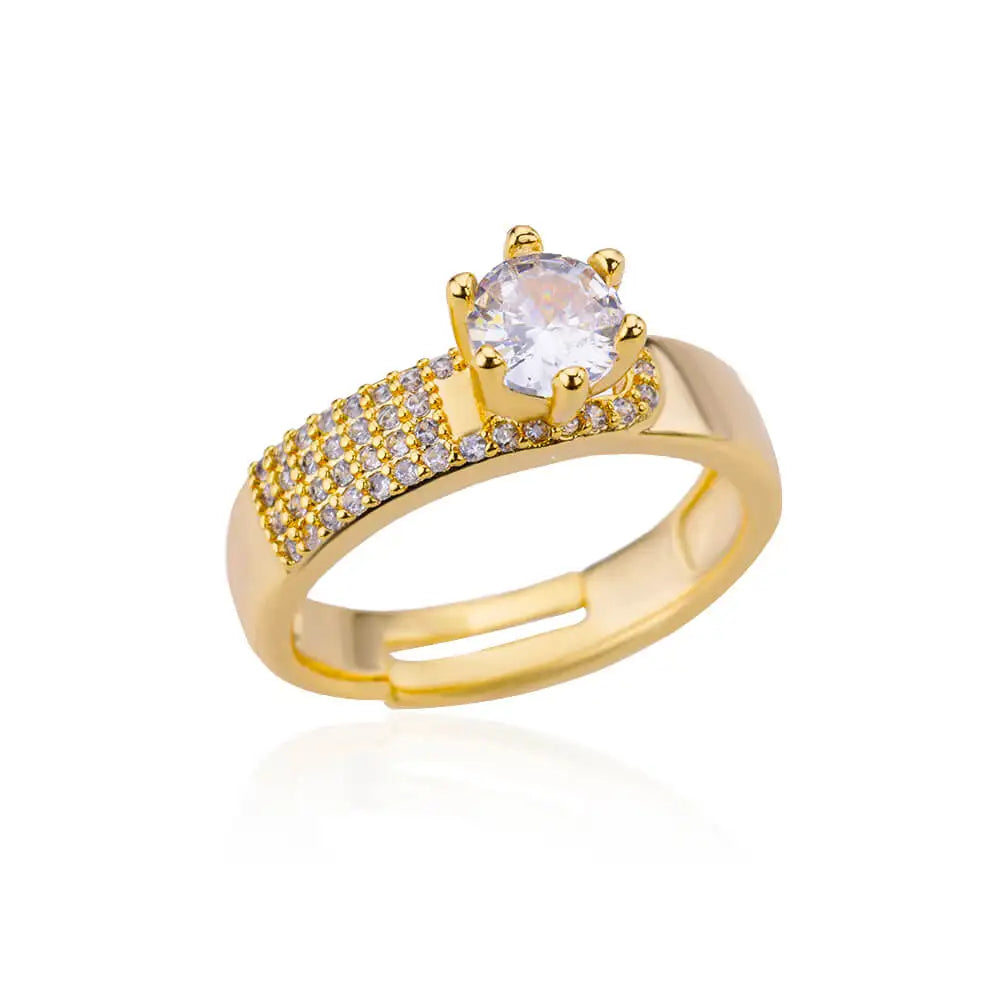 Classic Glow Zircon Ring