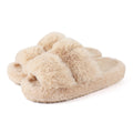 Women's Suede Winter Slippers – Plush Lined Cozy House Shoes