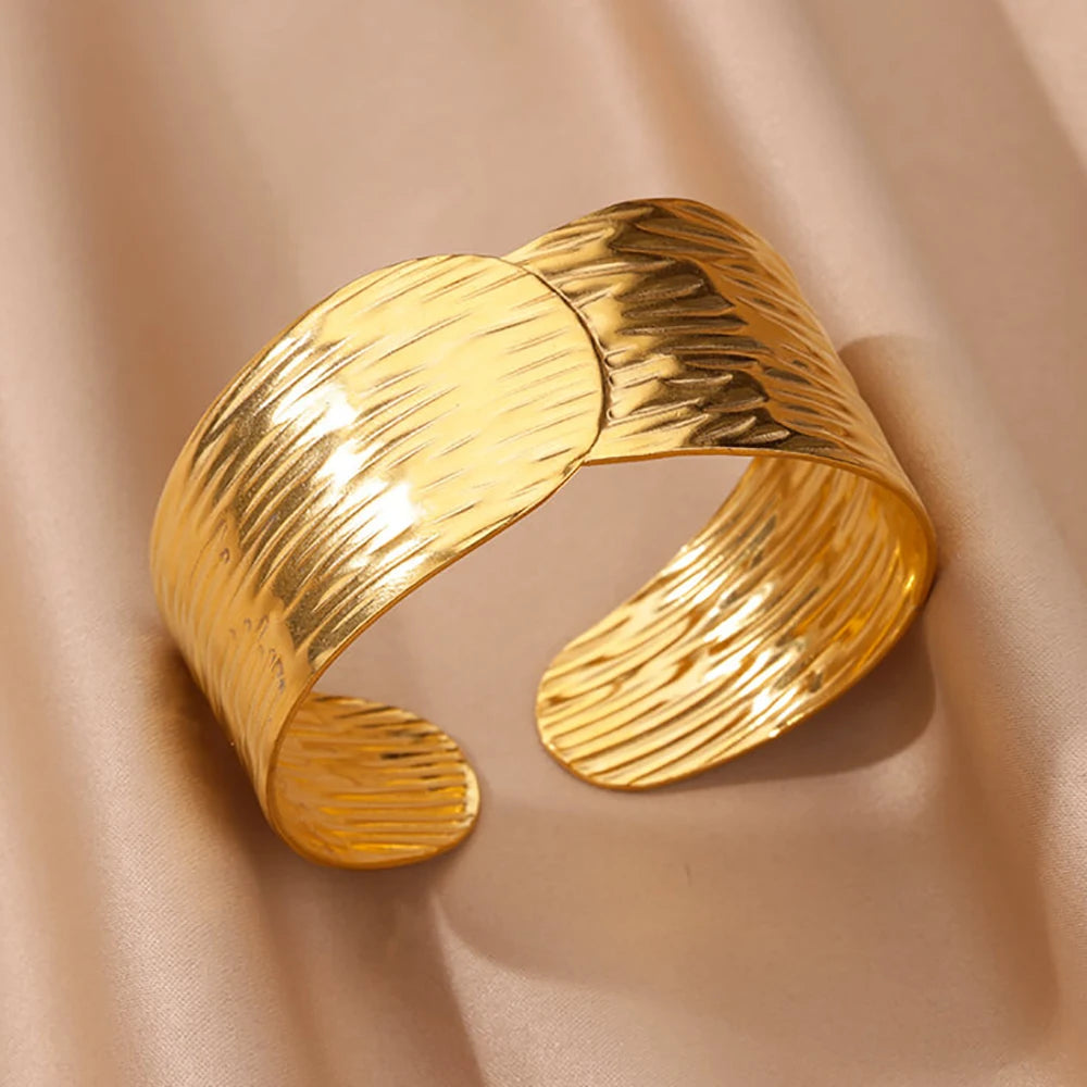 Golden Rebel Cuff Bracelet