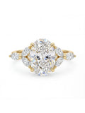 Oval Spark Sterling Silver Ring
